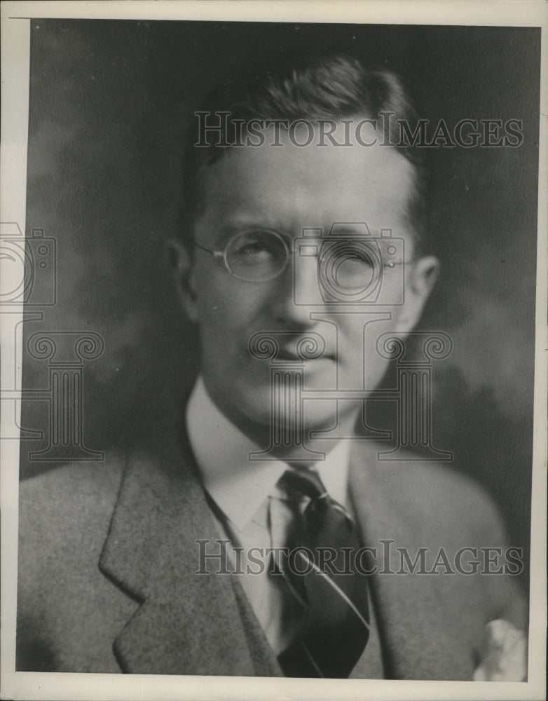 1940 Press Photo Franklin Parker - nef63051