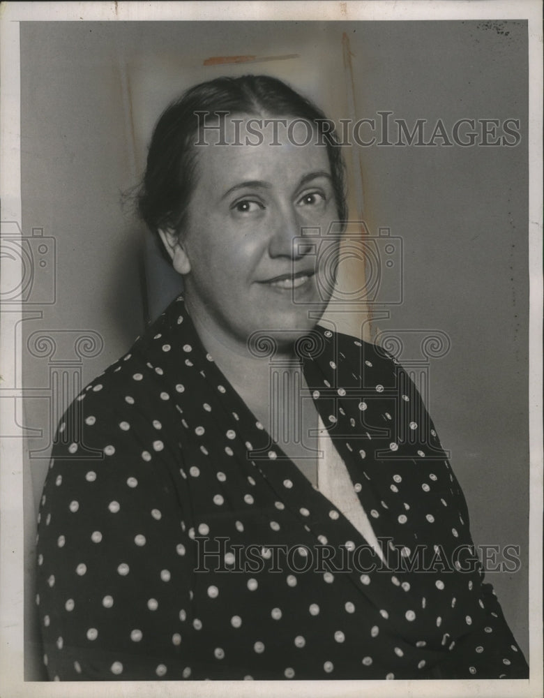 1936 Press Photo Elinore M. Herrick American Labor Party Leader- Historic Images