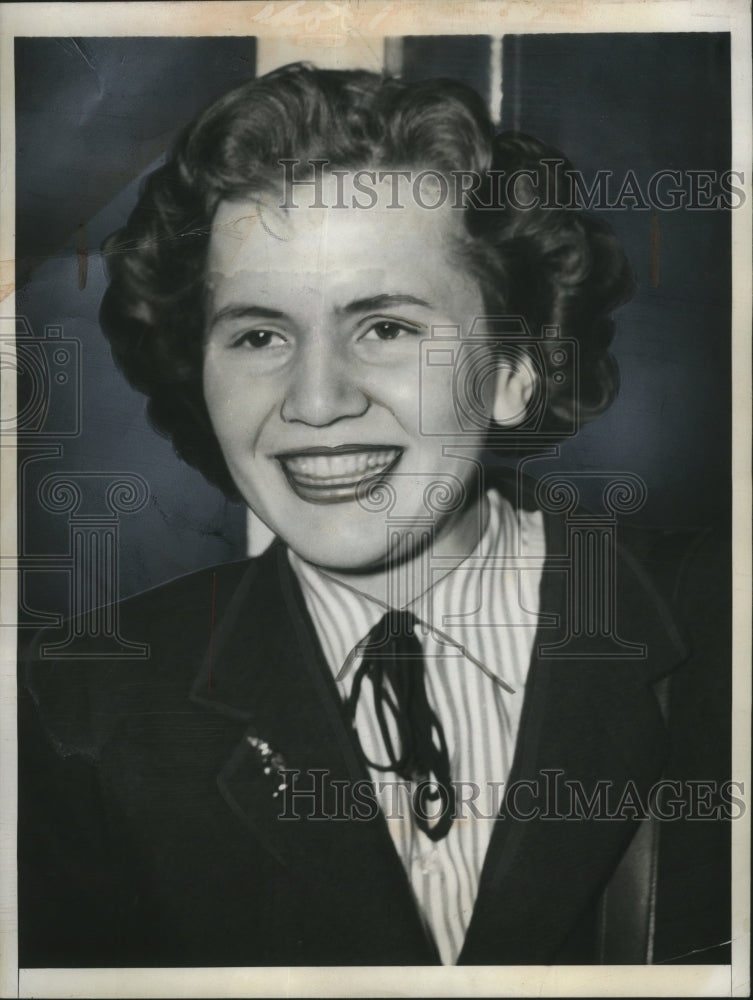 1949 Press Photo Marie Clemenceau, granddaughter of Georges Clemenceau- Historic Images
