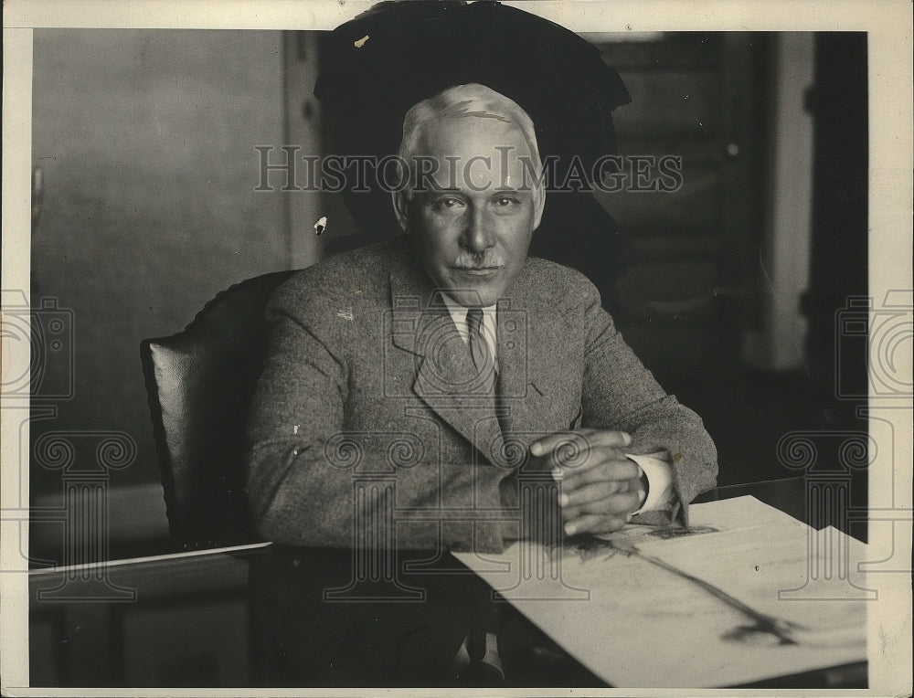 1930 Press Photo William V. Pratt, to assume duties as Chief of Naval Operations- Historic Images