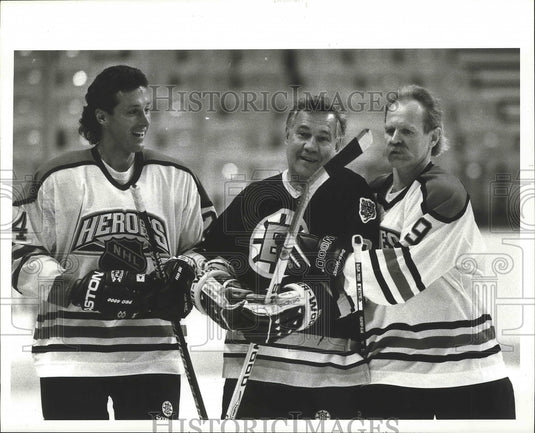 Press Photo Doug Wilson, Joan Bucyky, Lanny MacDonald - nef63601