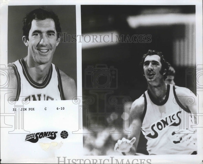 Load image into Gallery viewer, Press Photo Jim Fox of the Seattle Super Sonics Basketball - nef63718
