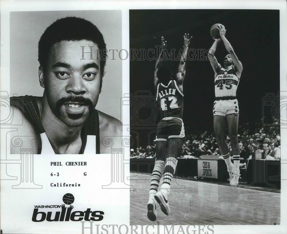 Press Photo Phil Chenier of the Washington Bullets Basketball - nef63724