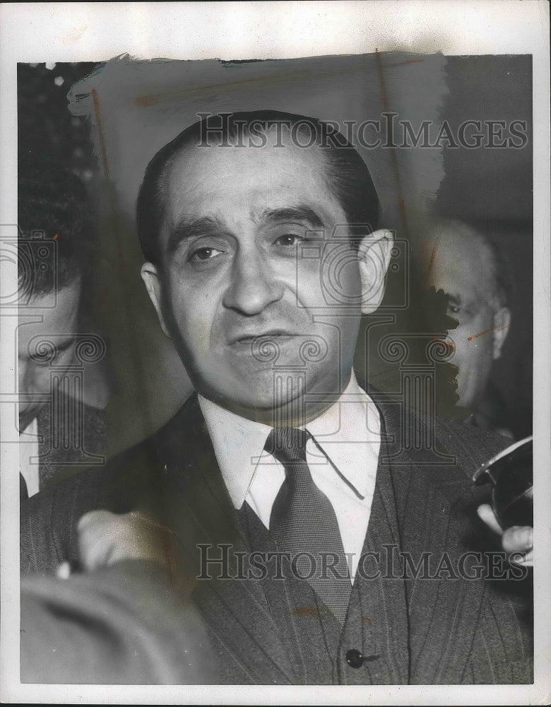 1954 Press Photo Pierre Mendes France, Prime Minister of France - nef63958- Historic Images