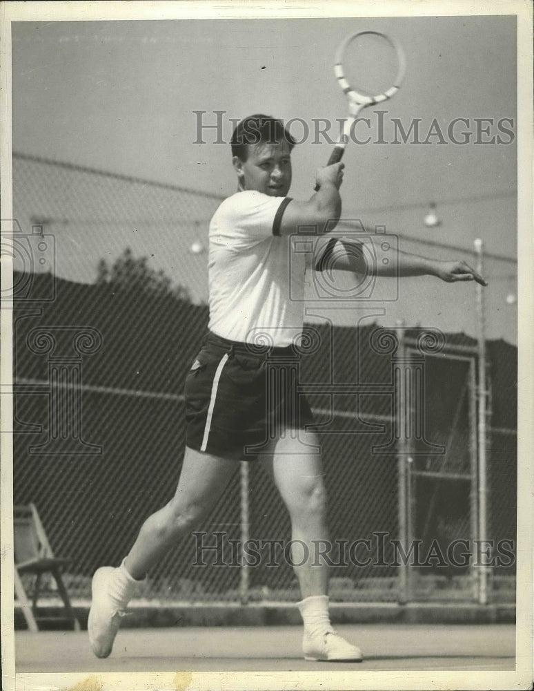 1938 Press Photo Ed Nowak Advanced with Other Purdue Graves in Men&#39;s Singles- Historic Images