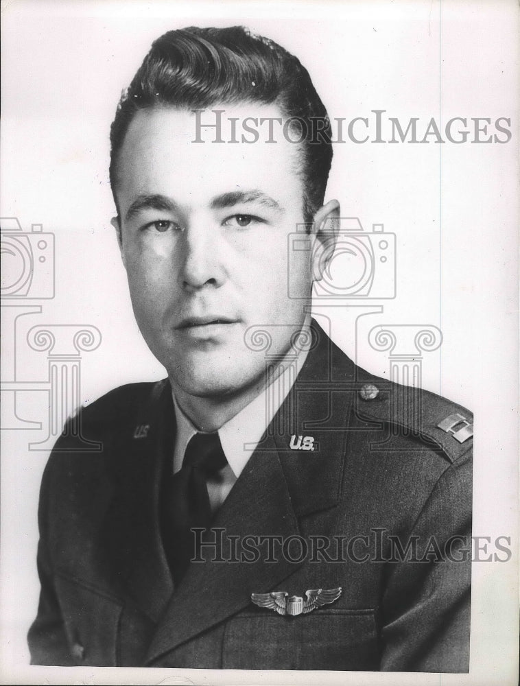 1962 Press Photo Captain Robert W. Smith of Bethesda, Lousiana - nef64211