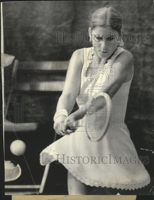 1974 Press Photo Chris Evert US Tennis Player - nef64354