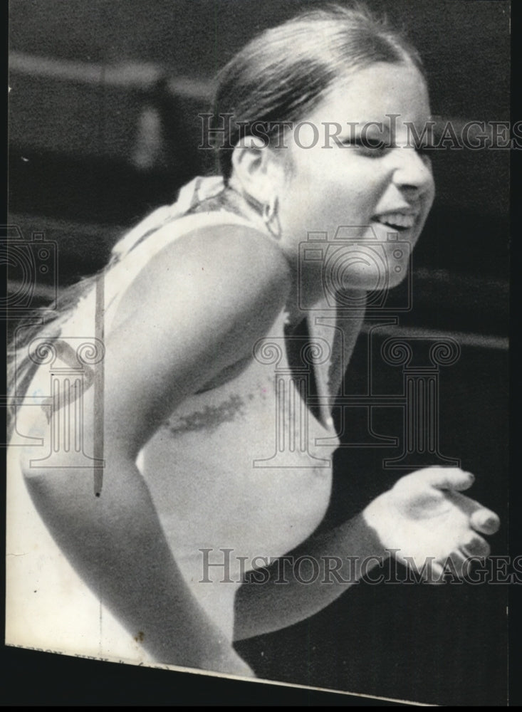 1973 Press Photo Chris Evert Famous Tennis Player - nef64361