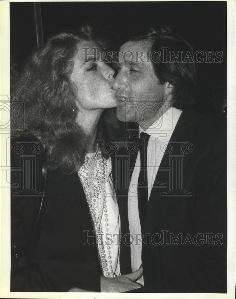 1984 Press Photo Ilie Nastase &amp; Fiancee Alexandra King at Amsterdam Restaurant- Historic Images