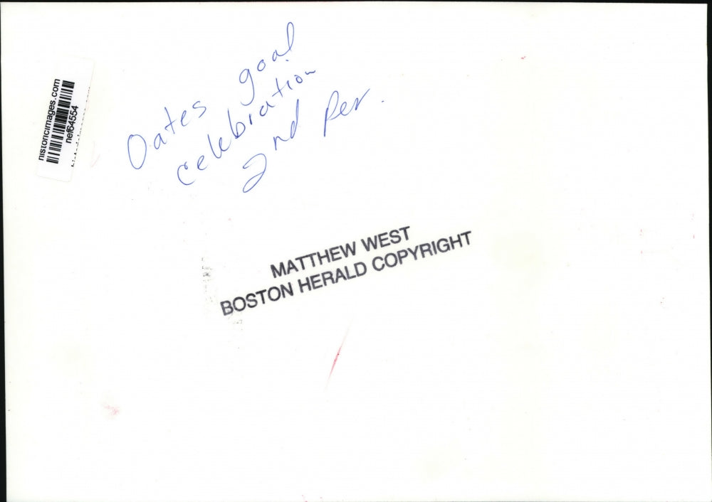 Undated Press Photo Adam Oates Goal Celebration - nef64554