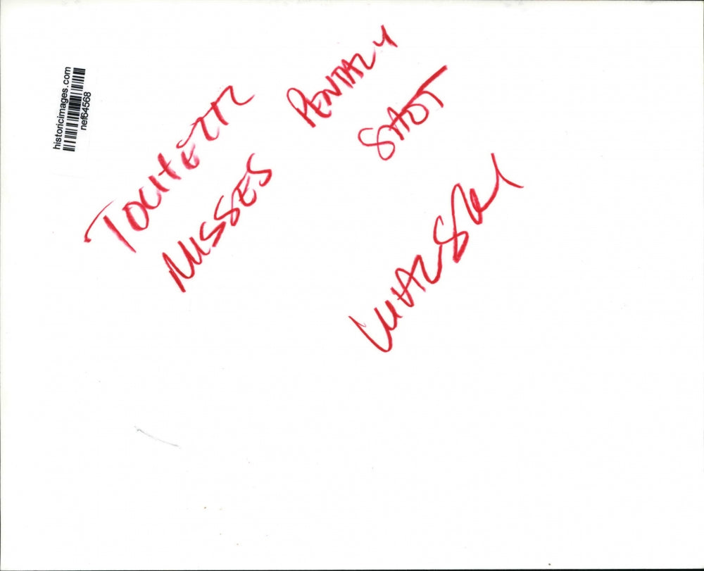 Press Photo Toucchet misses a penalty shot against Sharks - nef64568