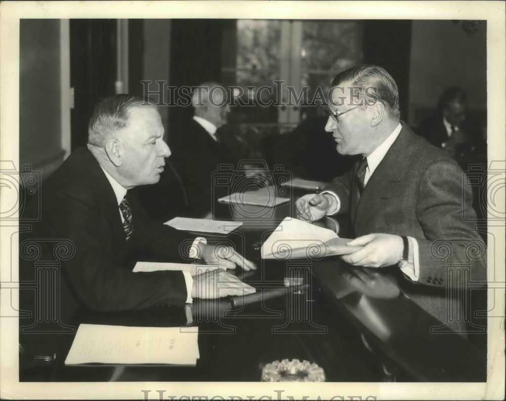 1937 Press Photo Two Unknown Men- Historic Images