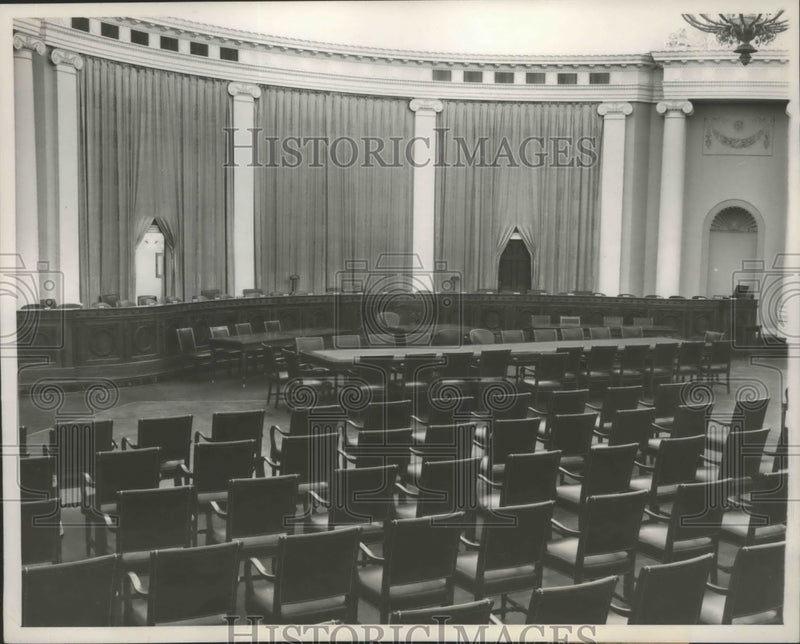 Load image into Gallery viewer, 1940 Press Photo House of Caucus Room of the House Office Building in Washington
