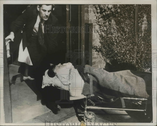 1934 Press Photo Ben Redfield Pilot of United Air Line Plane Crashed on Mountain