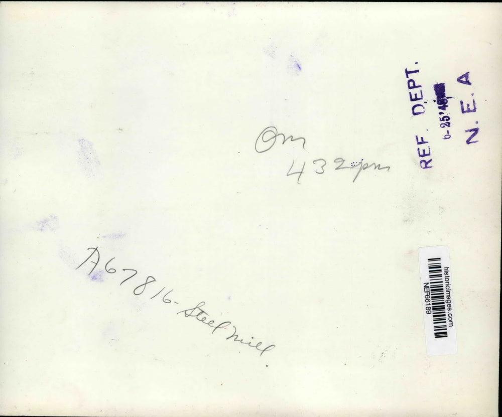 1948 Press Photo Henry Kaiser Suggest Reconstruction Finance Corp Down His Loan