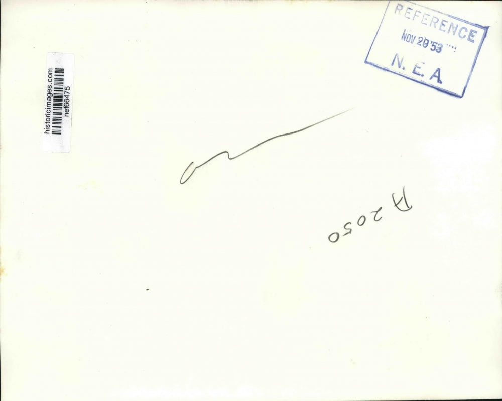 1953 Press Photo President Eisenhower Pauses During His Address - nef66475