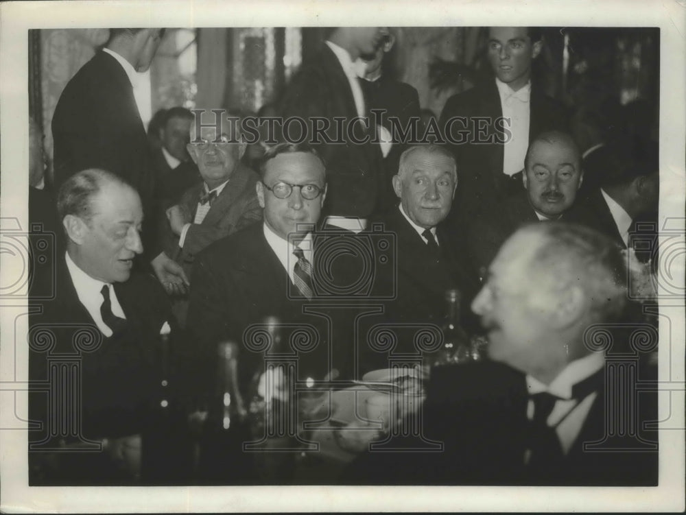 1933 Press Photo New American Ambassador to France Feted by American Club- Historic Images