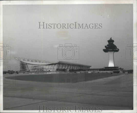 1962 Press Photo Dulles International Airport about 27 miles from Washington D.C