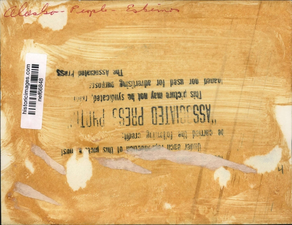 1901 Press Photo Eskimo Alaskan People - nef66848