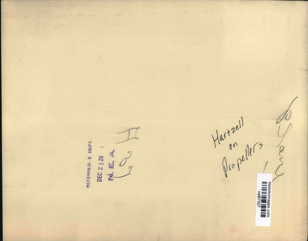 1928 Press Photo Hartzell on Propellers - nef67427