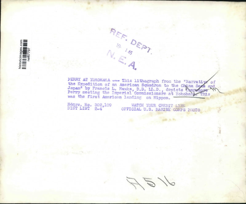Load image into Gallery viewer, 1945 Press Photo Lithograph From "Narrative of Expedition of American Squadron"

