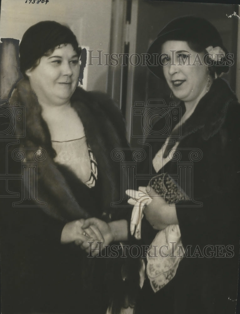 1932 Press Photo Mrs. Oscar Allen wife of Louisiana Gov. and Mrs Huey P. Lang