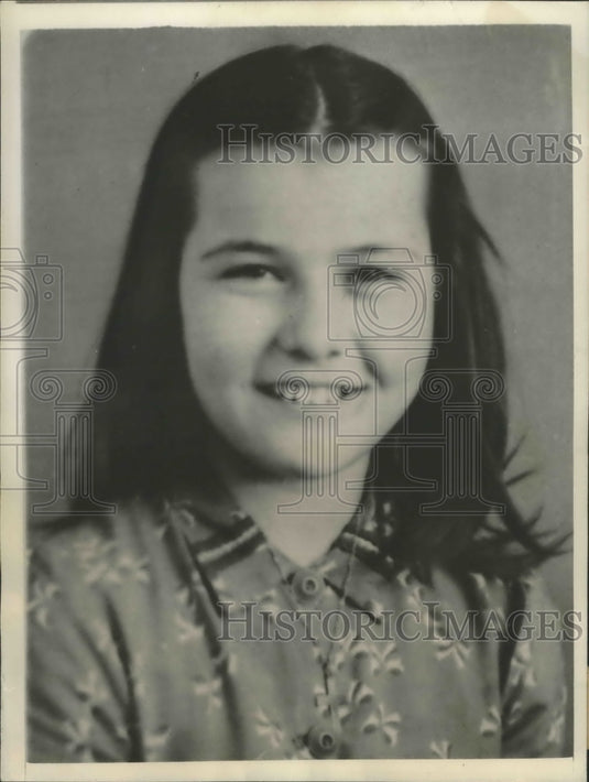 1942 Press Photo Norma Jean Young, victim of a dread blood Infection