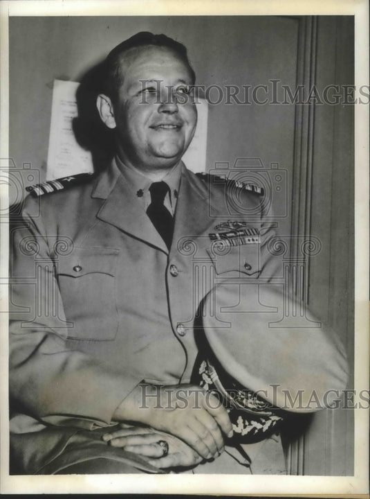 1943 Press Photo Cmdr.William Herman Brockman Jr. command the Sub sighted Japan