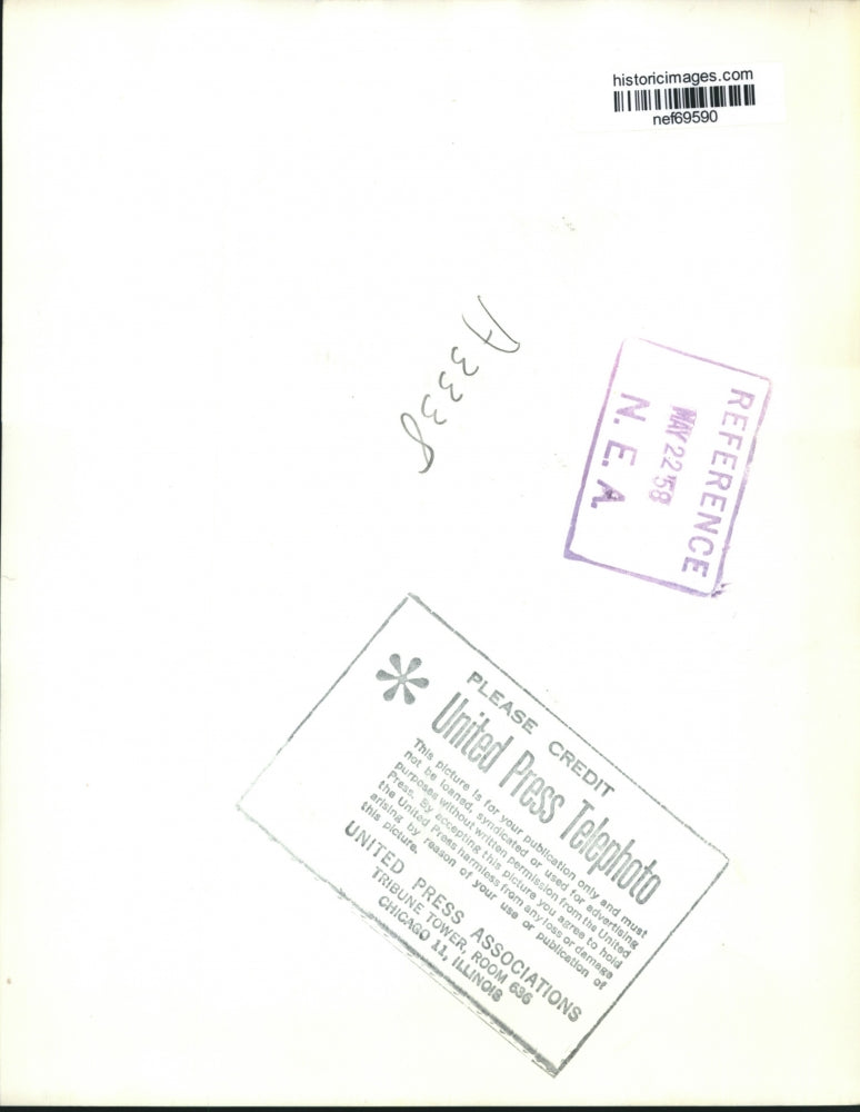 Load image into Gallery viewer, 1958 Press Photo Hancox Family Forced to Flee Home Due in Part to Heavy Rains
