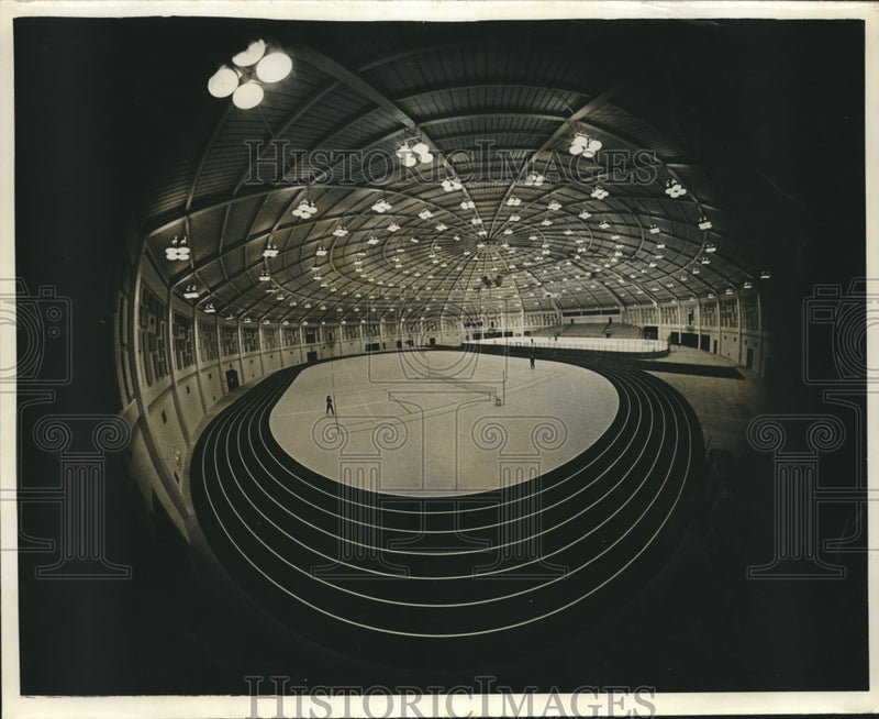 Load image into Gallery viewer, 1969 Press Photo Field house wing of Notre Dame for athletic events - nef70476
