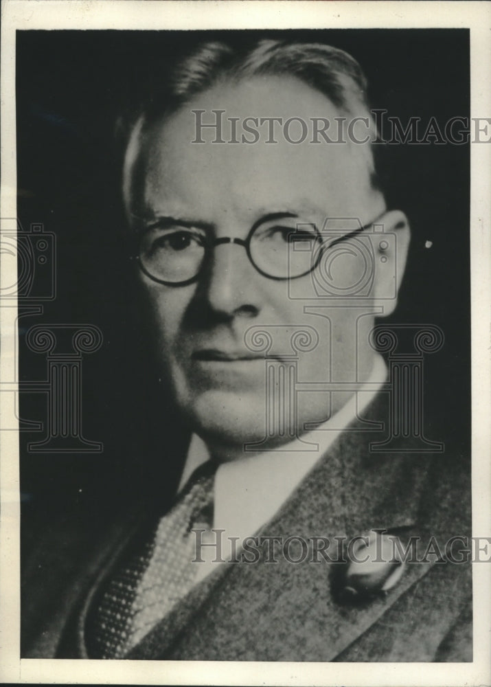 1946 Press Photo James Johnston heads the Alcatraz Prison where riot broke out