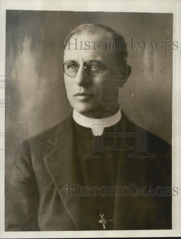 1931 Press Photo Dr. Francis S. White Dean of Trinity Episcopal Cathedral
