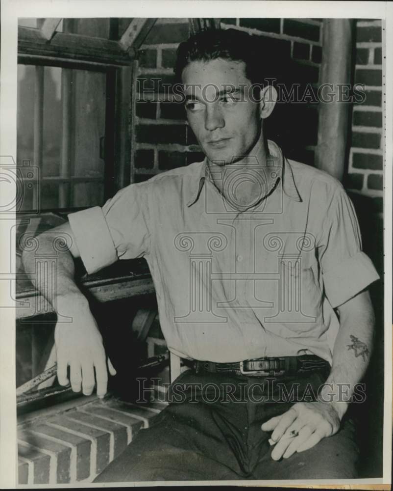 1938 Press Photo Johnnie Gray charged with Ruth Colville's murder in Houston
