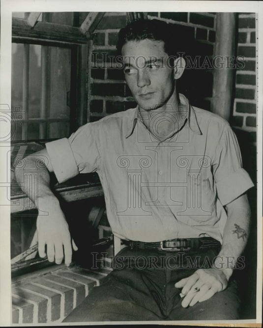 1938 Press Photo Johnnie Gray charged with Ruth Colville's murder in Houston