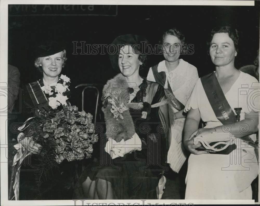 1935 Press Photo New Elected American Legion Auxiliary Officers at St Louis MO