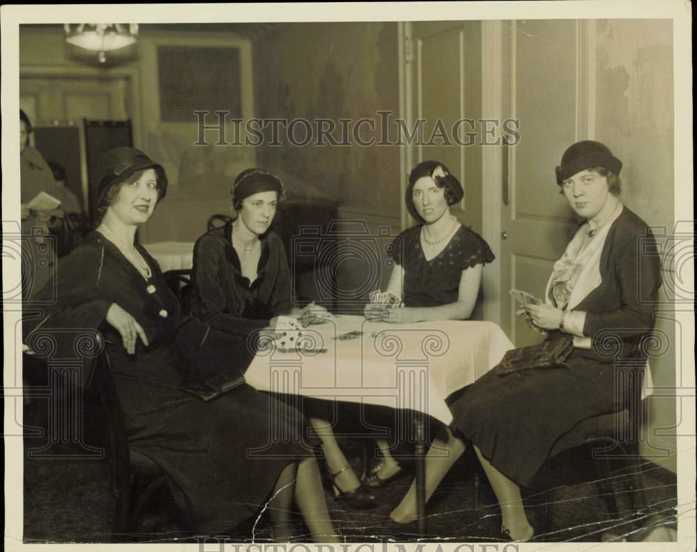 1931 Press Photo Mmes. R.J. Curry, N.K. Wheelock, G.E. Herig &amp; R.E. LeLievre- Historic Images