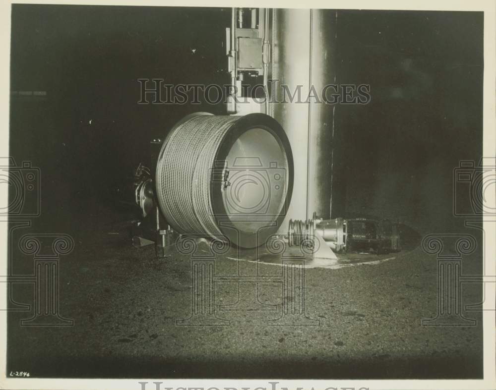 1954 Press Photo Construction of LeTourneau Semi Sphere Building, Longview, TX- Historic Images