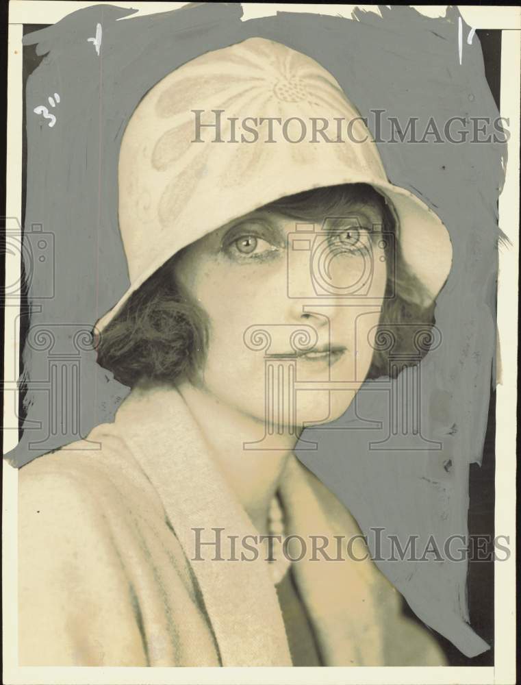 1925 Press Photo Mrs. Nellie McQueller, wife of Hugh McQueller - nei16555- Historic Images