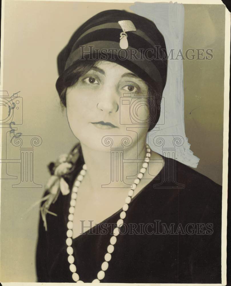 1927 Press Photo Mrs. Louise DiLibro, Secretary of Aimwell Mothers Club- Historic Images