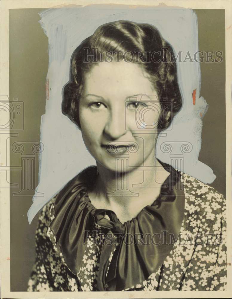 1934 Press Photo Actress Dorothy Jacques, Ohio - nei16915- Historic Images