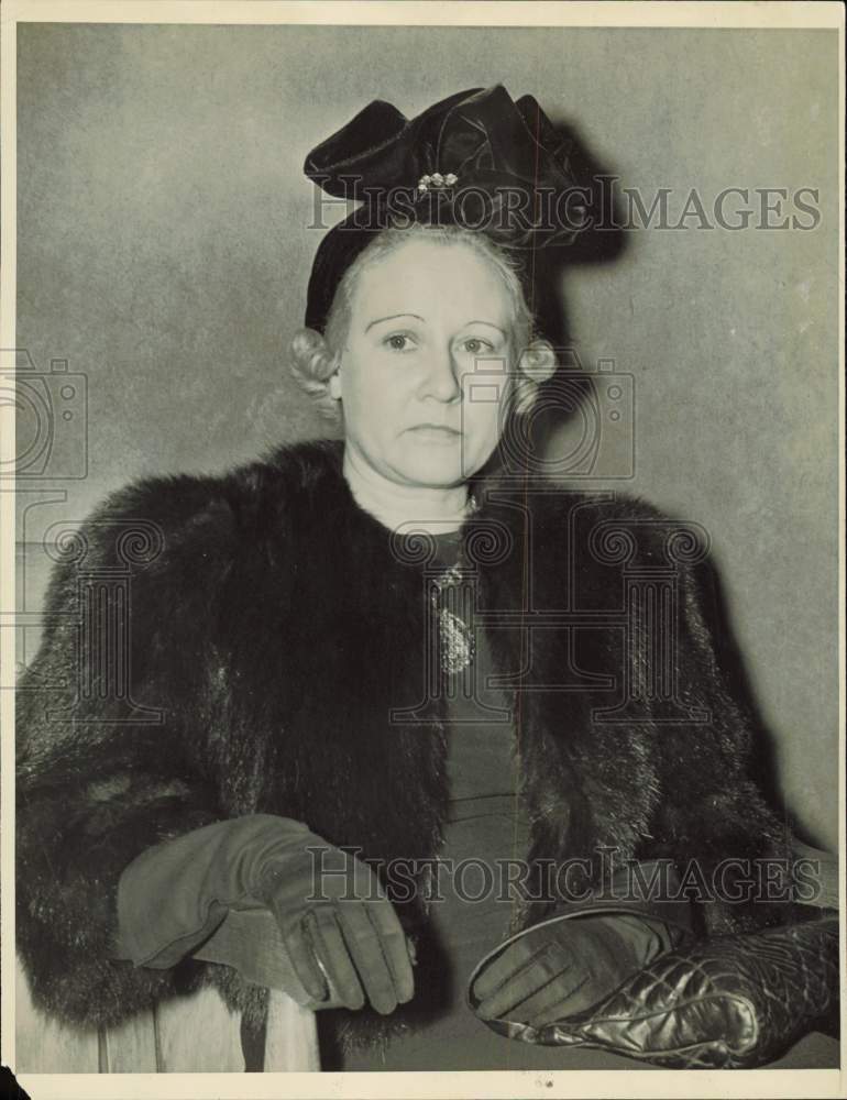 1939 Press Photo Mrs. Florence Camp as witness at Fritz Kuhn&#39;s trial in New York- Historic Images