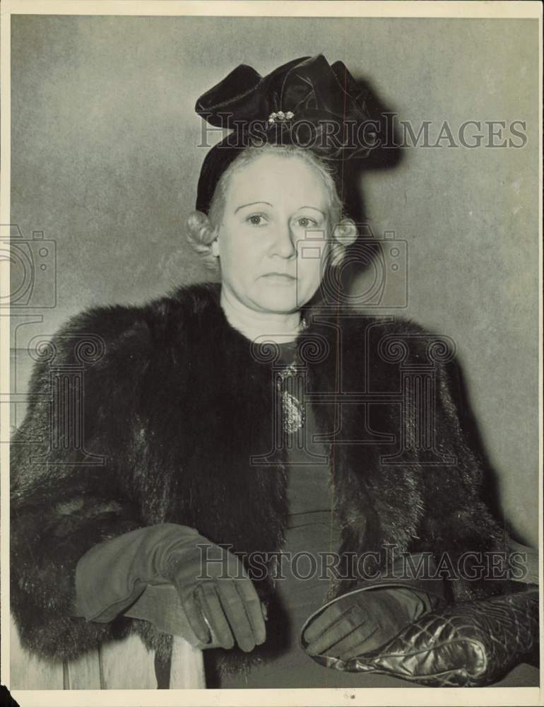 1939 Press Photo Mrs. Florence Camp as witness at Fritz Kuhn's trial in New York- Historic Images