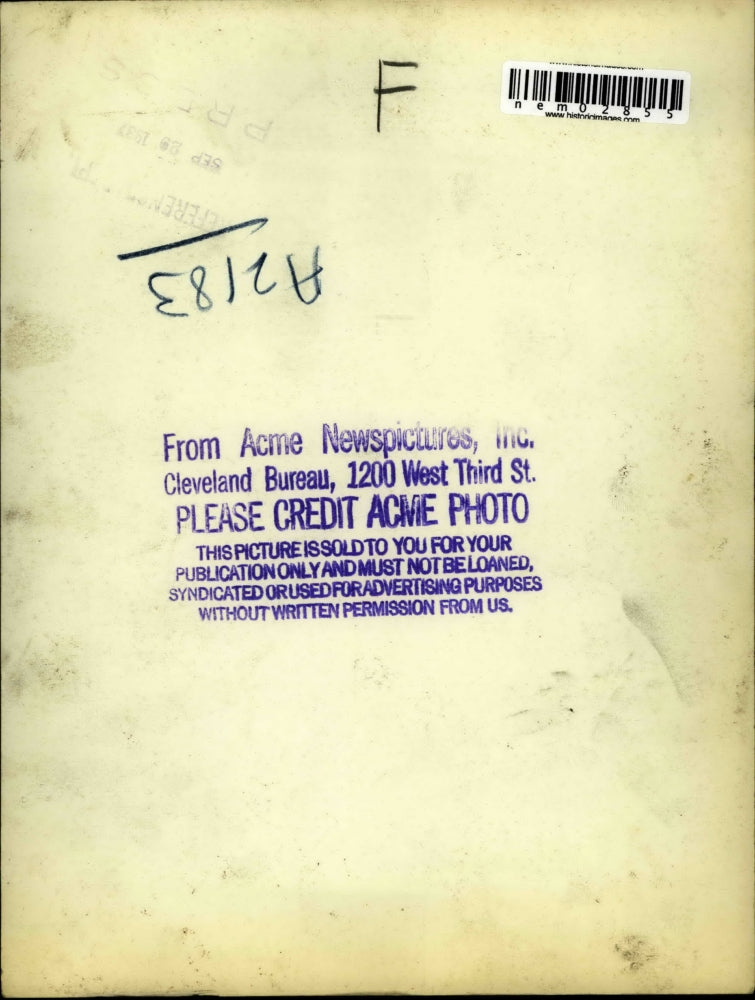 1937 Press Photo A plane smoking as it crashes - nem02855