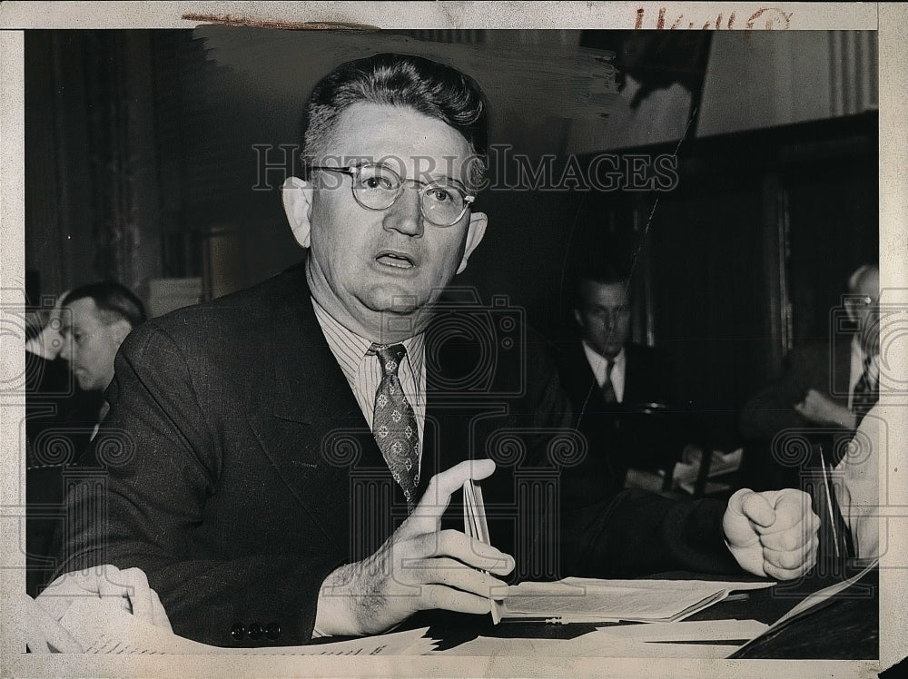 1941 Press Photo Brig. Gen Lewis B. Hershey, director of selective service