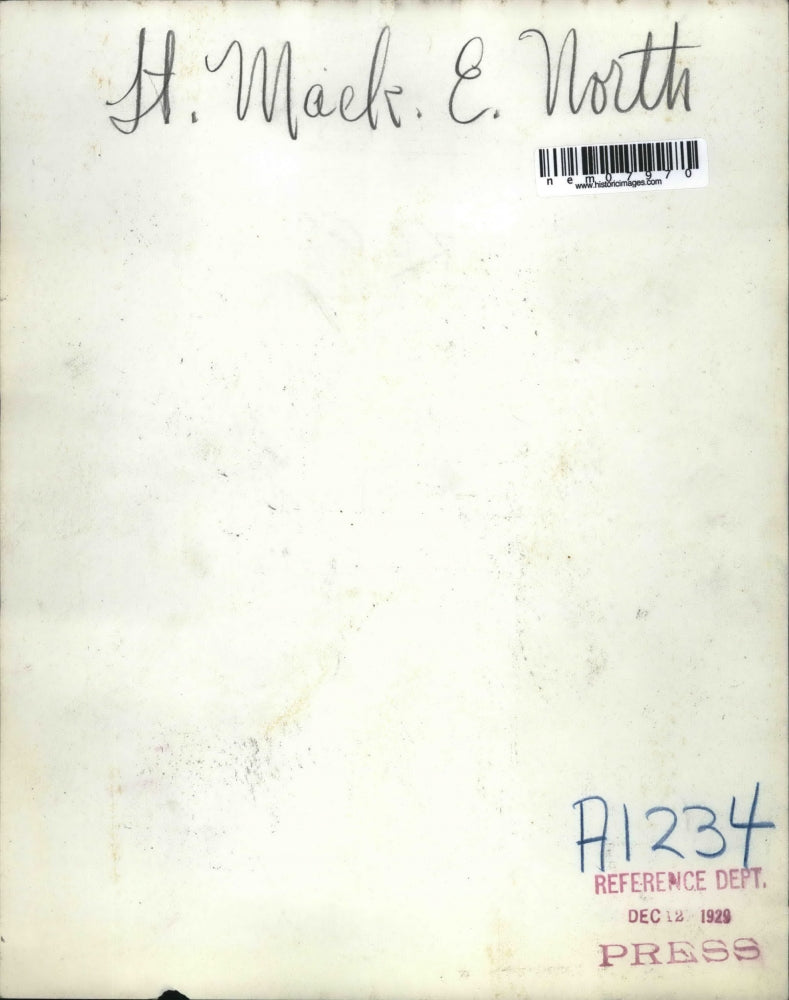 1929 Press Photo St Mack E, North in military uniform