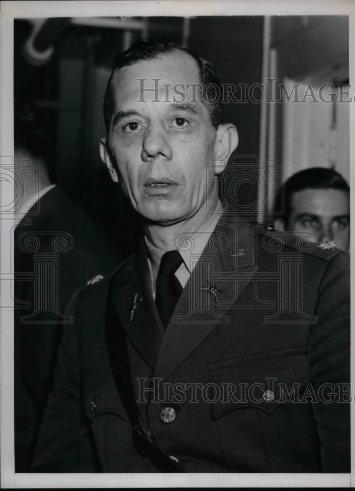 Load image into Gallery viewer, 1938 Press Photo Lieut. Col. Stewart S Giffin, unbecoming officer trial in NY
