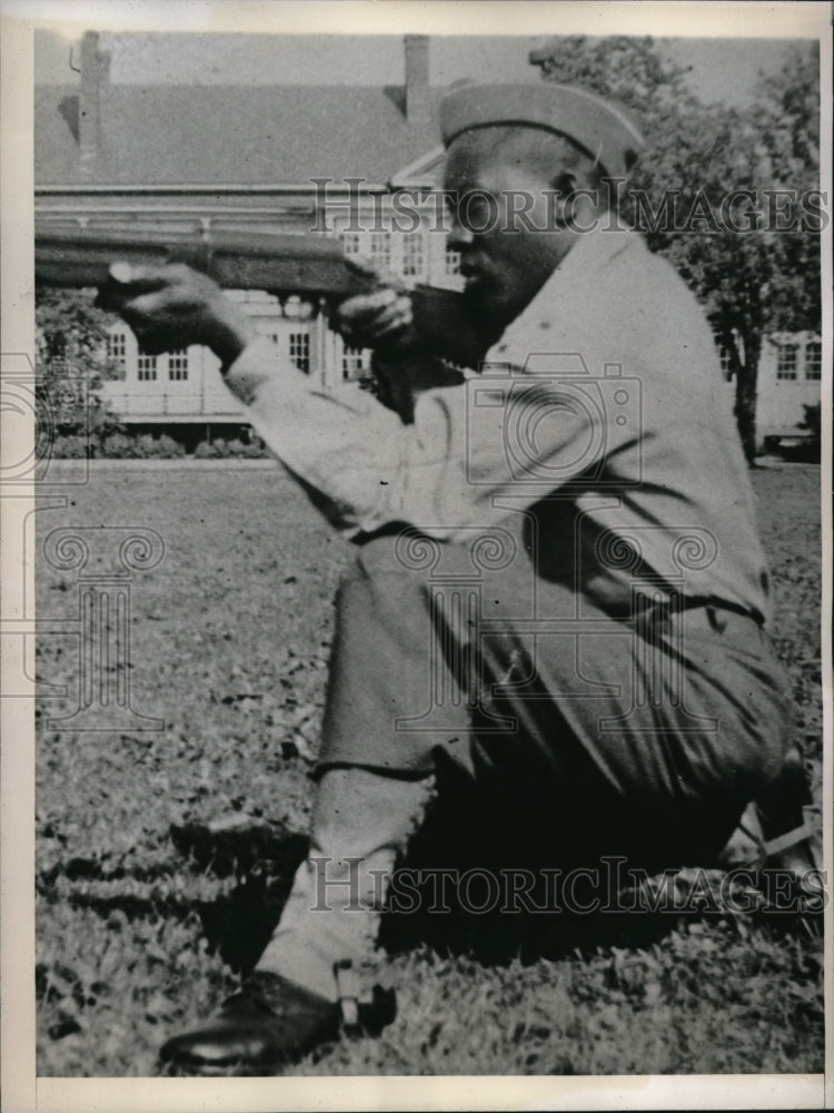 1944 Press Photo Clarence Hill, suspect in &quot;Lover&#39;s Lane Murders&quot; in Trenton NJ- Historic Images