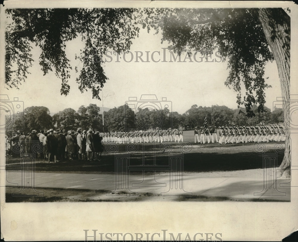 1930 Press Photo Congressman and Senators from N.Y. visit U.S. Military Academy.