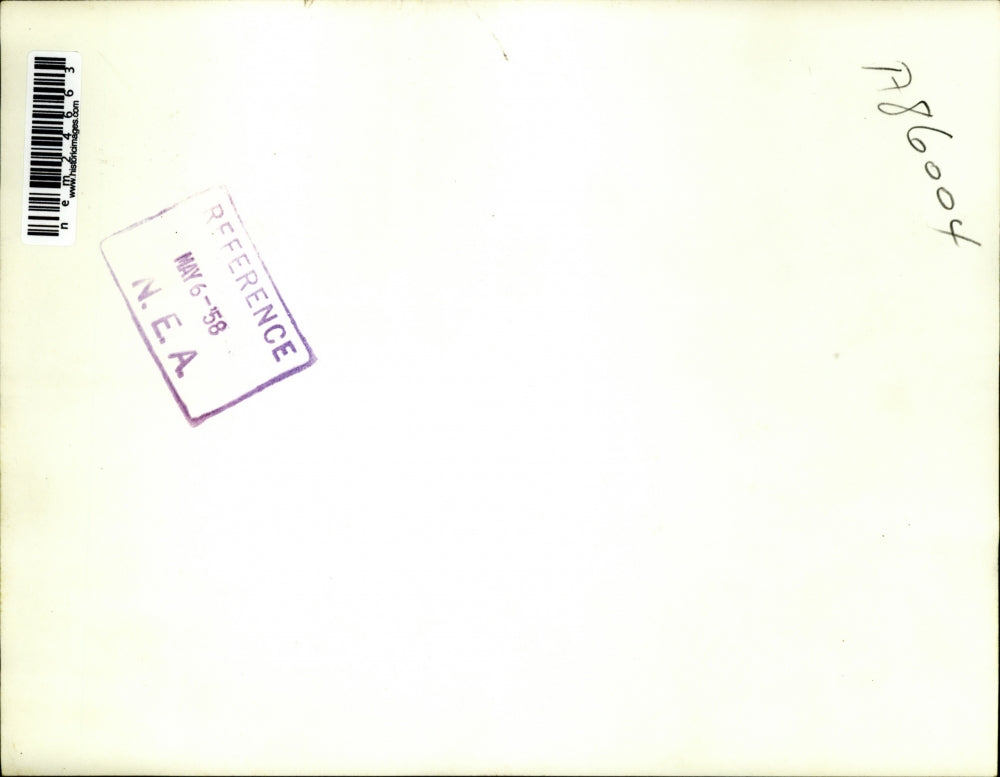 1958 Press Photo D.C. Rear Adm Wm Raborn, Polaris misisle chief