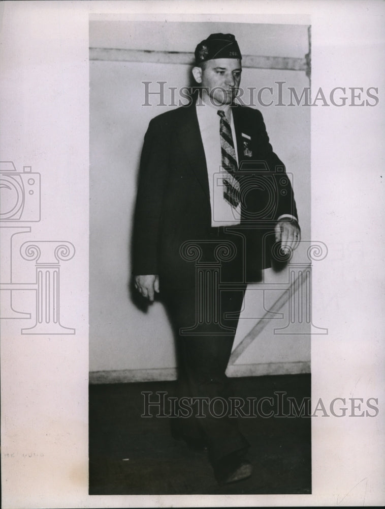 1935 Press Photo Edward Younger chose to represent American Unknown Soldiers